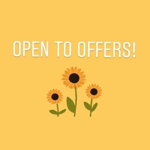 ✨ OPEN TO OFFERS! ✨